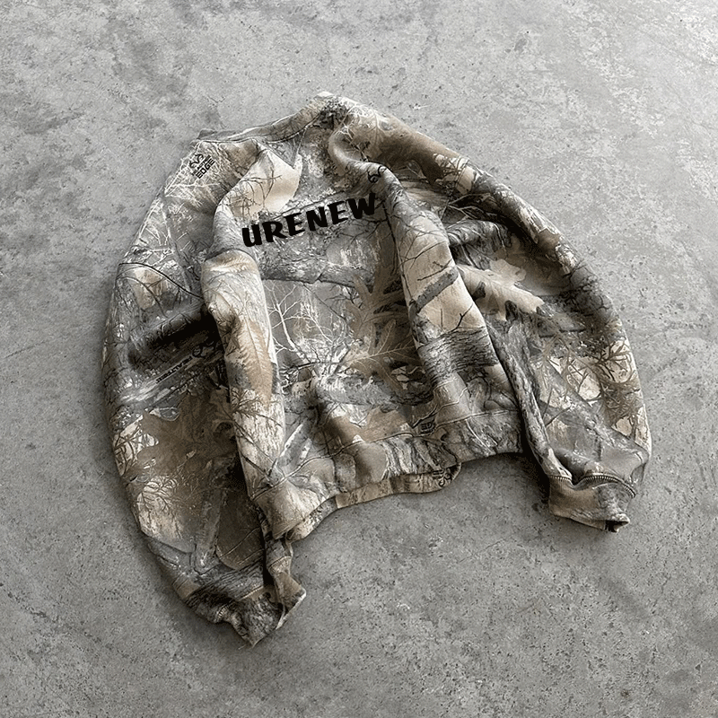 Beige printed tracksuit